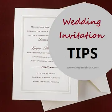 Consejos sobre las Invitaciones de Boda