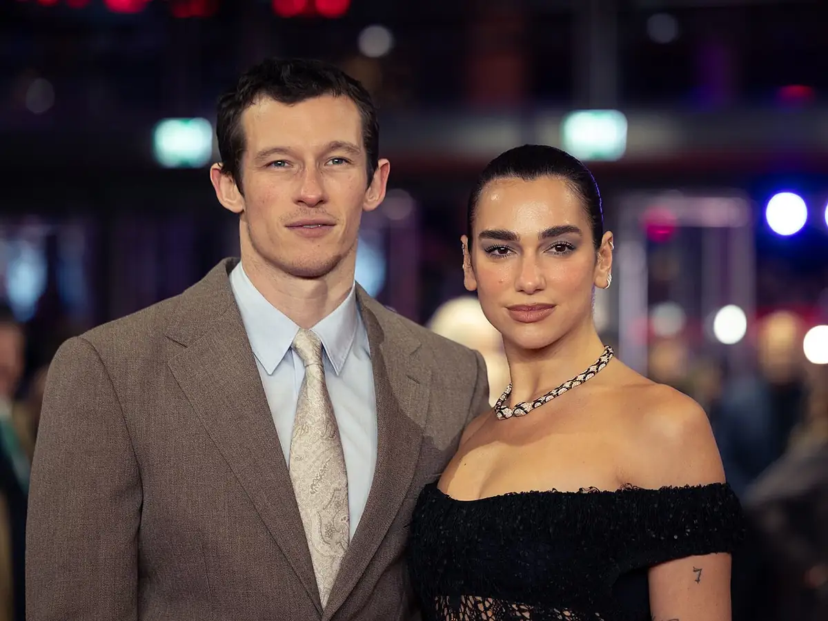 Callum Turner and Dua Lipa at the Berlin International Film Festival, February 2026, months before their wedding.