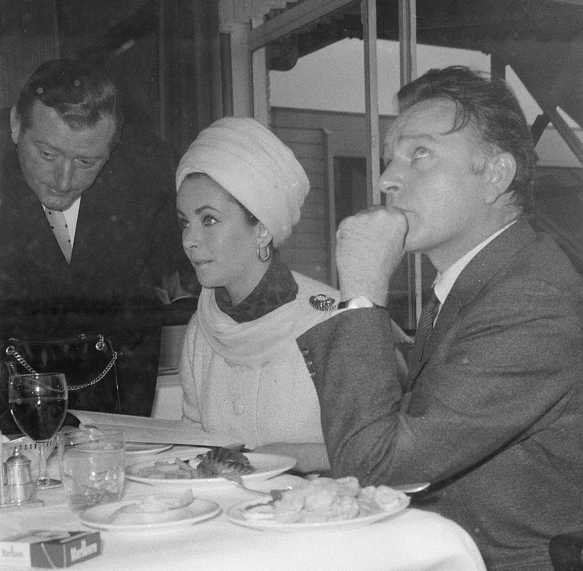 Elizabeth Taylor and Richard Burton in the Netherlands, April 1965, a year after their Montreal wedding.