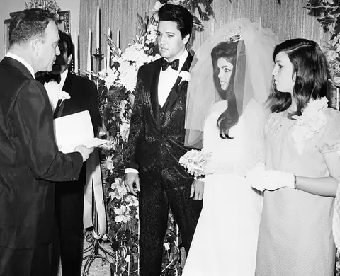 La boda de Elvis y Priscilla Presley en Las Vegas, 1967