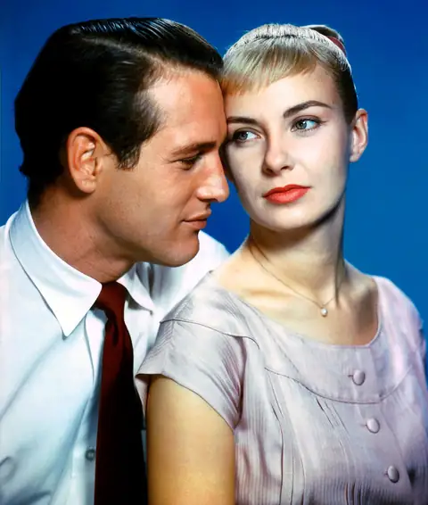 La boda de Paul Newman y Joanne Woodward en Las Vegas, 1958