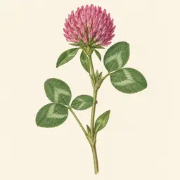 Trébol (ilustración botánica)