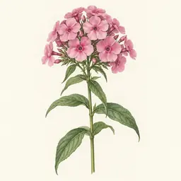 Flox (ilustración botánica)