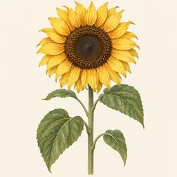 Girasol (ilustración)