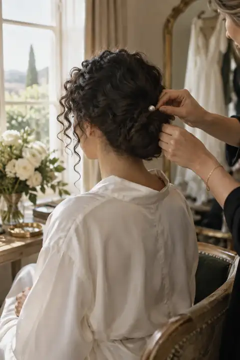 Peinado y maquillaje de novia: la prueba, el horario y el kit