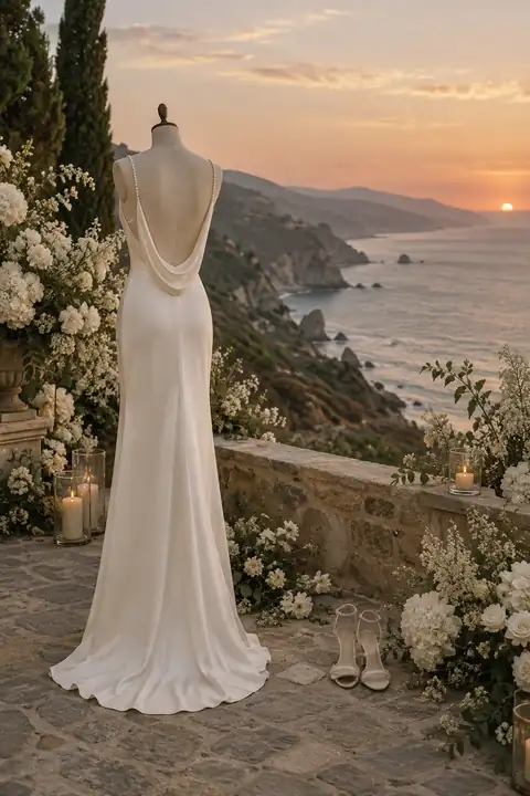 La boda de Brad Pitt y Jennifer Aniston en Malibú, 2000