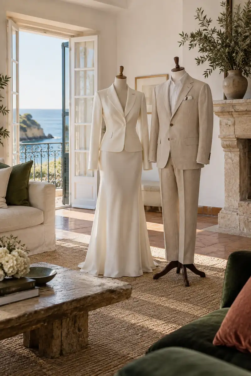 Ilustración del estilo de la boda