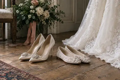 Zapatos de novia: tacón, comodidad y el camino al altar